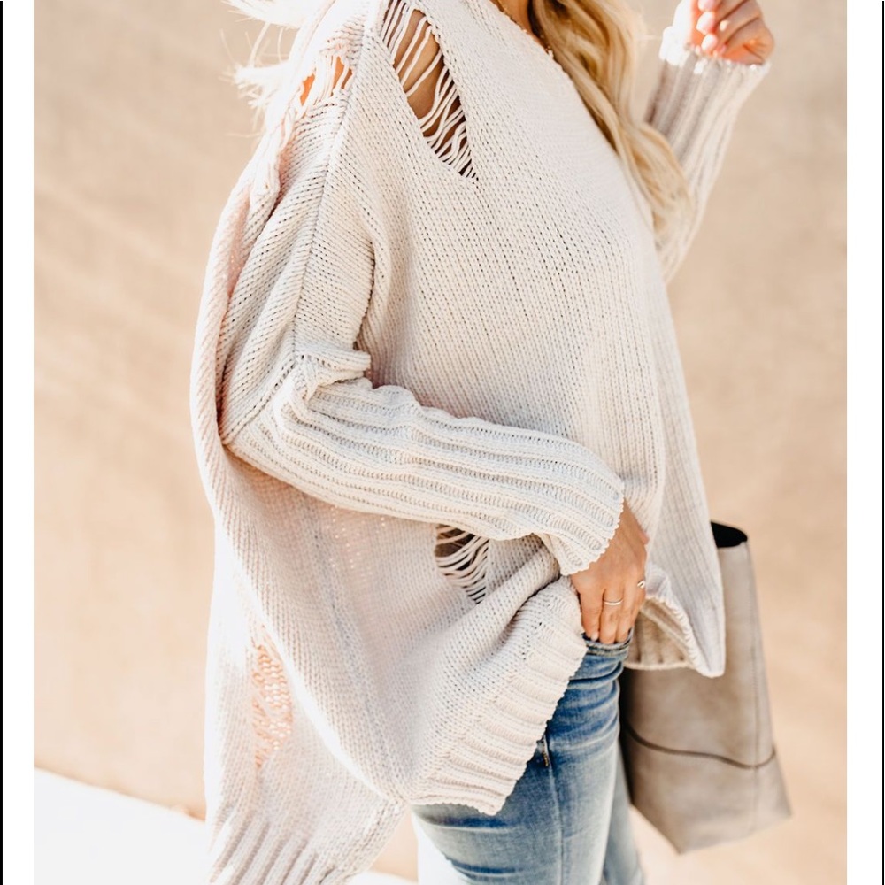 LYNDA Distressed Hoodie - Picture 5 of 8